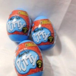 Ryan's World Series 2 Mystery Putty Eggs Lot of 3 Brand New